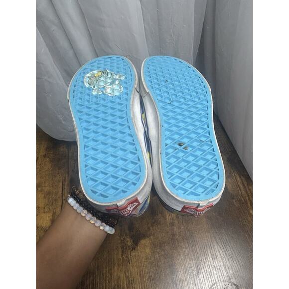 Vans Spongebob SquarePants x Classic Slip-On Shoes 'Alohabob' Size M 3.5 W 5 - Picture 11 of 13